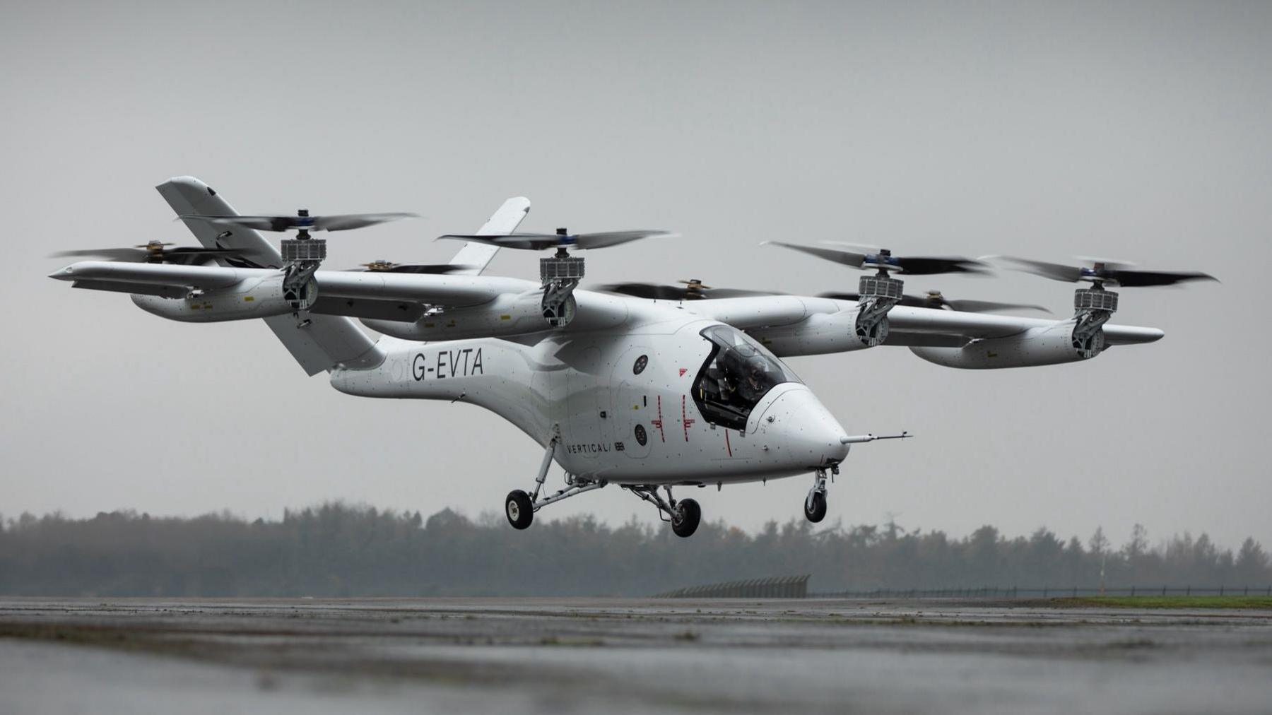 Vertical Aerospace VX4 prototype hovering